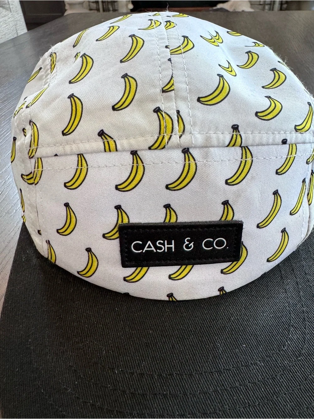 Kids M/L CASH & CO. Banana Print Five-Panel Cap